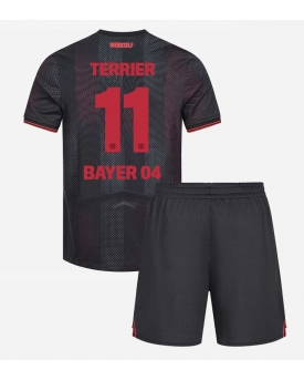 Billige Fotballdrakt Bayer Leverkusen Martin Terrier #11 Replika Hjemmedraktsett Barn 2025-26 Kortermet (med bukser)